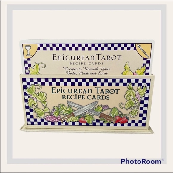 Epicurean Tarot Recipe Cards by Corrine Kenner 78 card tarot deck in stand box - Picture 2 of 8